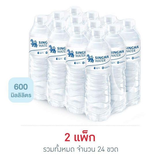 Singha — питьевая вода, 600 мл × 12