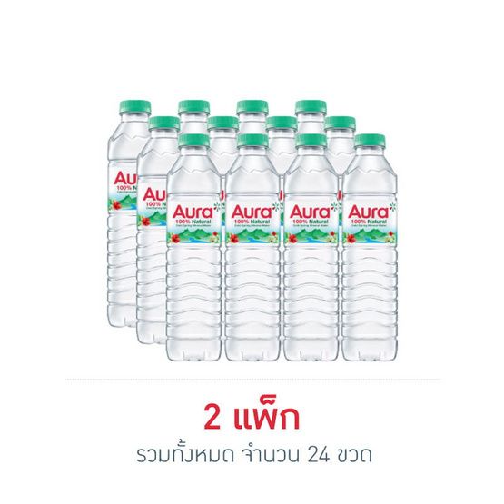 Aura — минеральная вода, 500 мл × 12