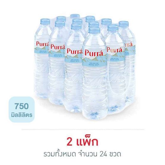Purra — минеральная вода, 750 мл × 12