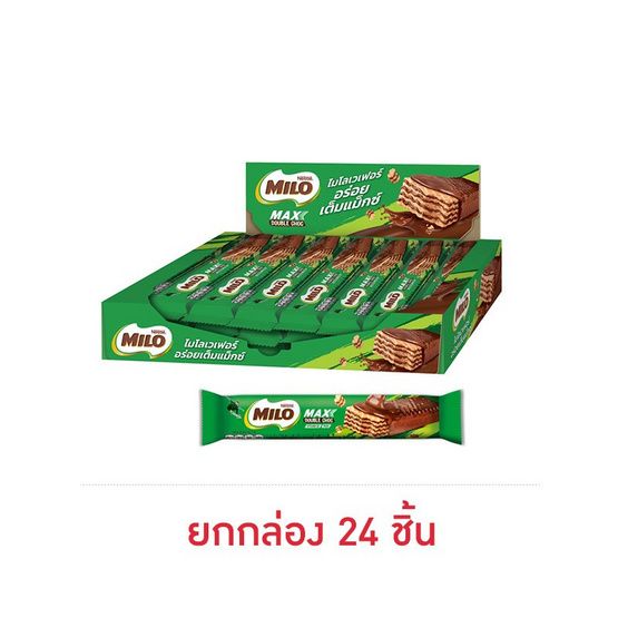 Milo — шоколадно-солодовые вафли, 18.6 г × 24