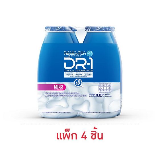 Dutch Mill DR1 — питьевой йогурт, оригинал, 100 мл × 4