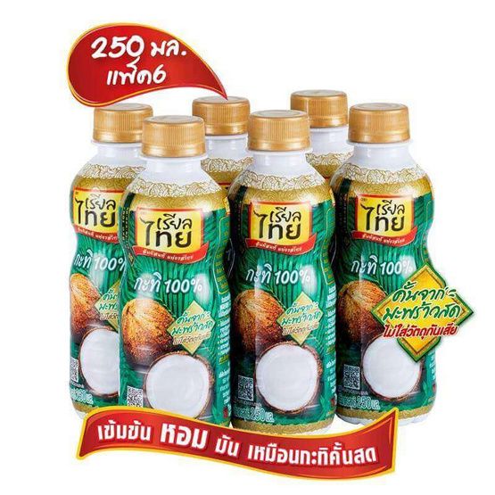 Real Thai — кокосовое молоко, 250 мл × 6