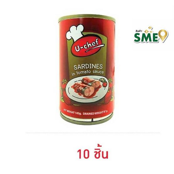 U Chef — сардины в томатном соусе, 145 г