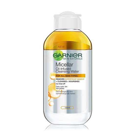 Garnier — мицеллярная вода с маслом (Oil-Infused), 125 мл