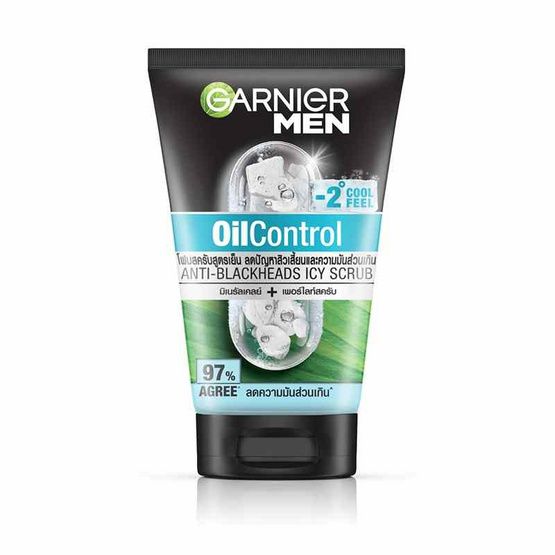 Garnier Men — ледяной скраб от чёрных точек, 100 мл