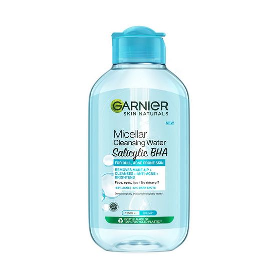 Garnier — мицеллярная вода с салициловой кислотой (BHA), 125 мл