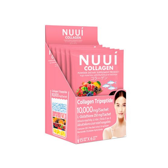Nuui — коллаген (трипептид) 10 000 мг, 6 саше